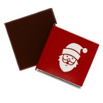 Christmas Milk Chocolate Squares - Santa